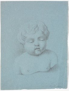Estudio de busto infantil de Martinus Rørbye