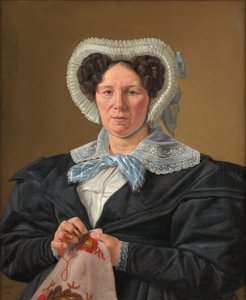La madre del artista, Frederikke Eleonore Cathrine Rørbye, de soltera Stockfleth