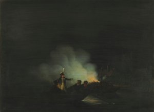 Holandés: La travesía de Matthijs Beelaerts, comandante de la Guardia Nacional, a Papendrecht la noche del 22 de noviembre de 1813