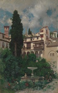 Un jardín español de Martín Rico y Ortega