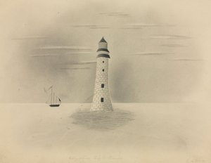 Faro de Eddystone, 1840 de Mary Altha Nims