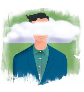 La cabeza en las nubes, 2015 (digital)