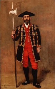 Un alabardero de Edimburgo