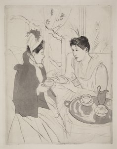 Reunión para el té de la tarde de Mary Cassatt