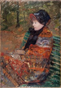 Otoño. Retrato de Lydia Cassatt de Mary Cassatt
