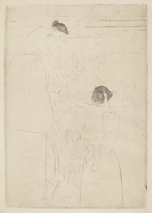 Recolectando fruta, c. 1893 de Mary Cassatt