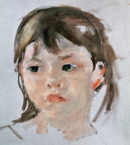 Cabeza de una joven de Mary Cassatt