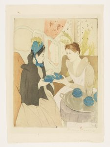 El té de la tarde de Mary Cassatt