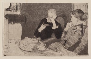Lydia y su Madre en el Té de Mary Cassatt