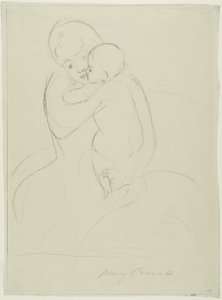 Caricia maternal de Mary Cassatt