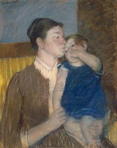 El beso de buenas noches de la madre de Mary Cassatt