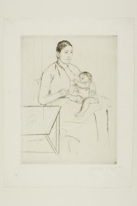Amamantando de Mary Cassatt