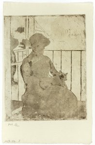 En el balcón de Mary Cassatt