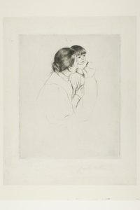 Madre e hijo campesinos