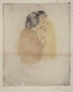 Madre campesina y niño de Mary Cassatt