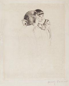 Madre campesina y niño, c. 1894 de Mary Cassatt