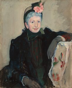 Retrato de una anciana de Mary Cassatt