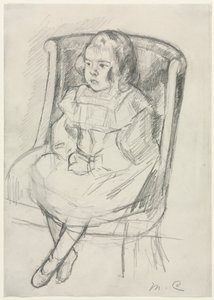 Simone sentada, c. 1903 de Mary Cassatt