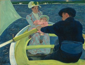 La Fiesta en el Barco de Mary Cassatt