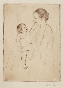 La caricia, c. 1891