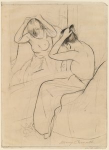 La Coiffure, 1891 de Mary Cassatt