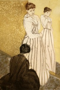 El ajuste, pub. 1891 de Mary Cassatt