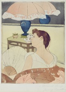 La Lámpara, 1891 de Mary Cassatt