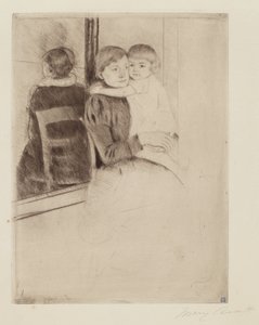El espejo, c. 1891 de Mary Cassatt