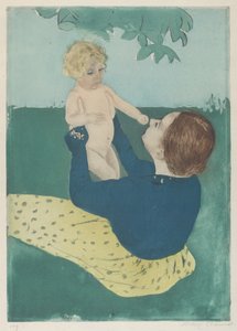 Bajo el castaño de Indias de Mary Cassatt