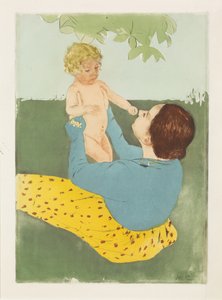 Bajo el castaño de Indias de Mary Cassatt