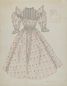 Vestido de muñeca, c. 1936 de Mary E Humes