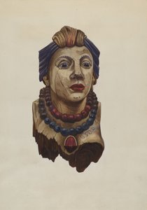 Figura de princesa india, c. 1938