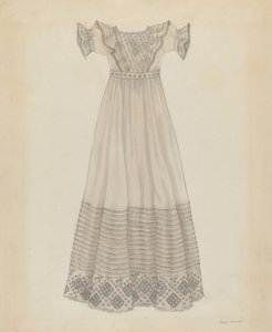 Vestido de bebé, c. 1936 de Mary E Humes