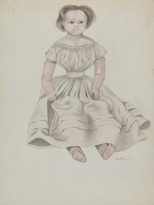 Muñeca de cera, c. 1936 de Mary E Humes