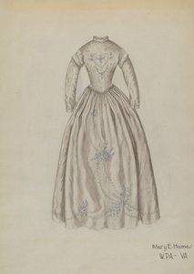 Vestido de novia, c. 1939 de Mary E Humes