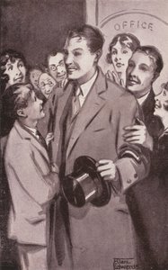 Ilustración para Kipps de H G Wells (litografía)