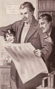 Ilustración para Kipps de H G Wells (litografía) de Mary Ellen Edwards
