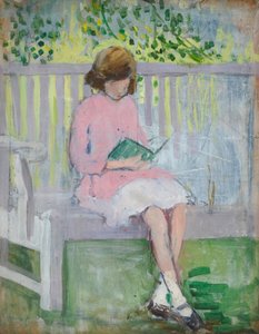 Niña leyendo de Mary Ethel Hunter