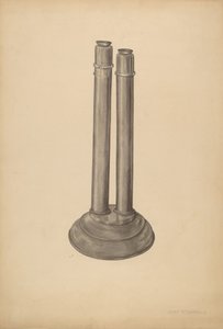 Candelabro doble de Mary Fitzgerald