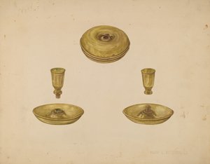 Candelabro, c. 1938 de Mary Fitzgerald