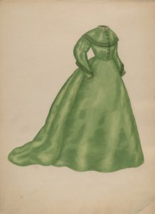 Vestido de novia, c. 1940 de Mary Fitzgerald