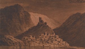 Tournon frente a Teint, en el Ródano de Mary Harcourt