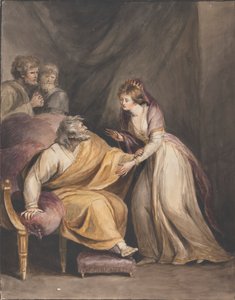 Lear y Cordelia