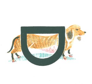 D es para dachshund de Mary Kuper