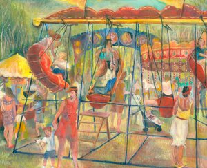 Barcos de columpio, 2006 (óleo sobre tabla)