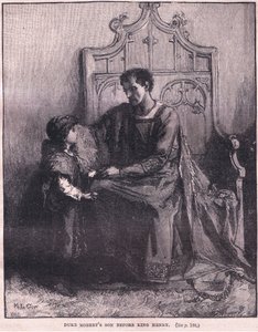 El hijo del duque Roberto ante el rey Enrique AD 1106 de Mary L. Gow