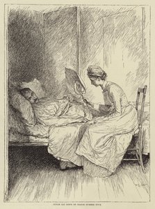 Ilustración para La Historia de una Enfermera, por Honnor Morten de Mary L. Gow