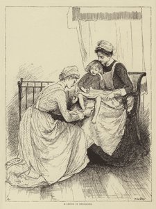 Ilustración para La historia de una enfermera, de Honnor Morten de Mary L. Gow
