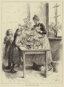 Ilustración para La Historia de una Enfermera, por Honnor Morten de Mary L. Gow