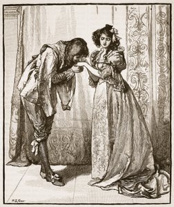 Despedida del Príncipe Carlos a la Infanta, ilustración de 